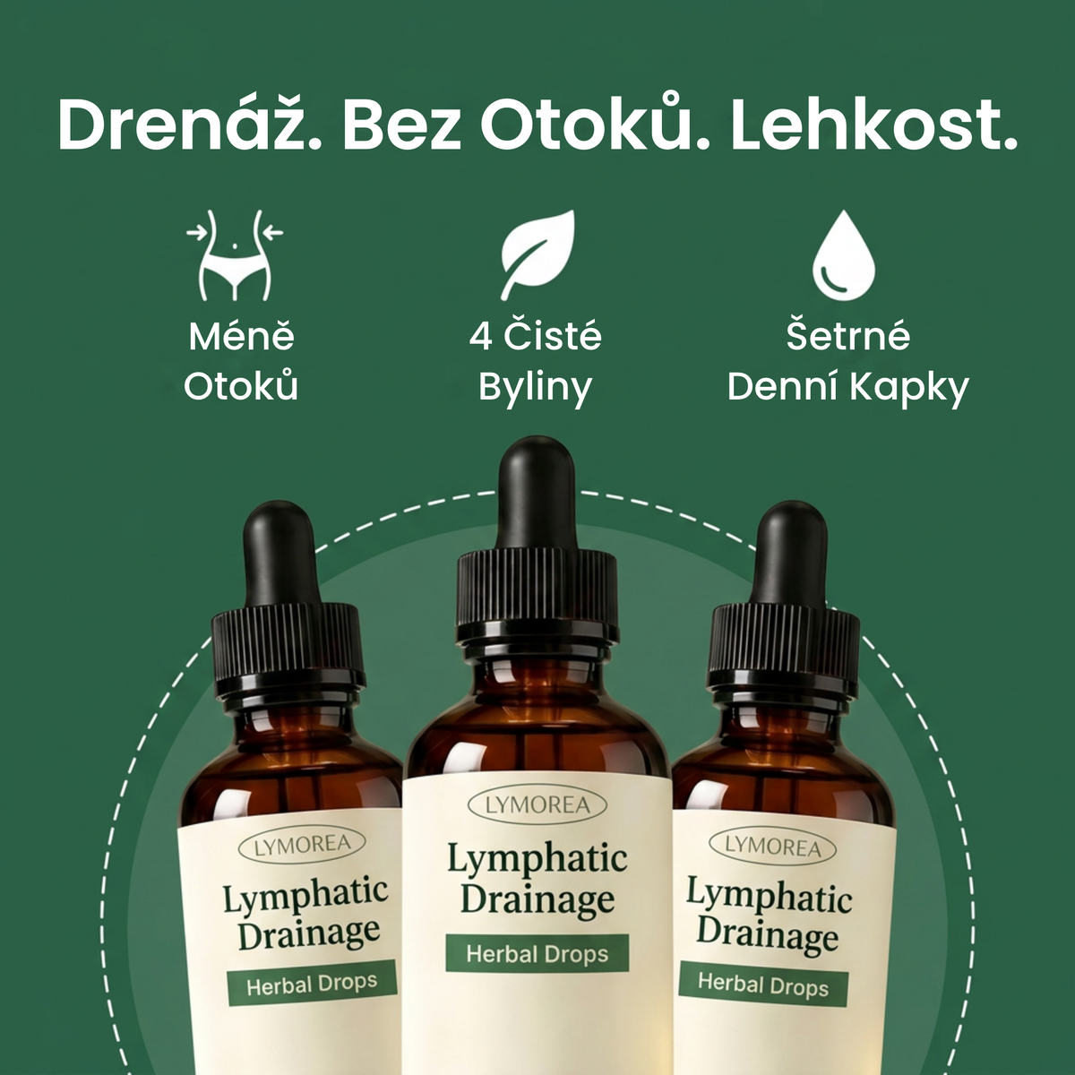 Drenaz, bez otoku, lehkost