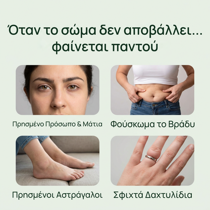 Όταν το σώμα δεν αποβάλλει, φαίνεται παντού